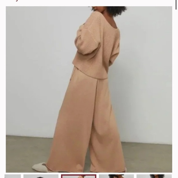 NEW Lunya Cozy Cotton Silk Reversible Pullover - Picture 6 of 13